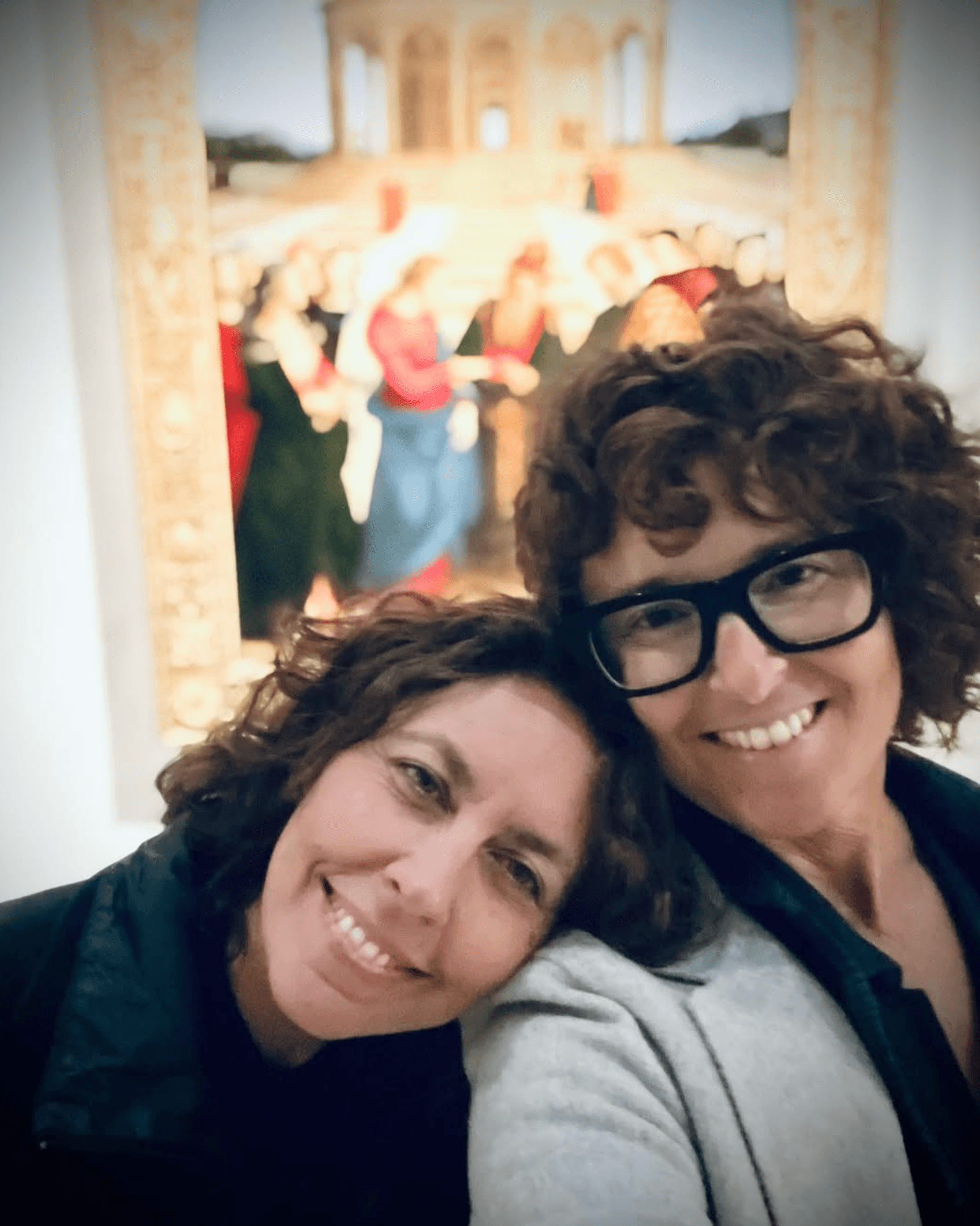 Barbara e Valentina, fondatrici di Viva!, al museo